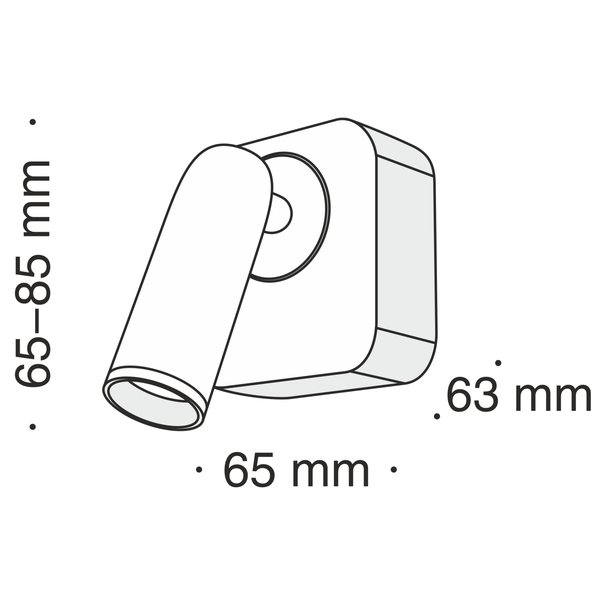 Настенный светильник (бра) Technical C039WL-L3B3K