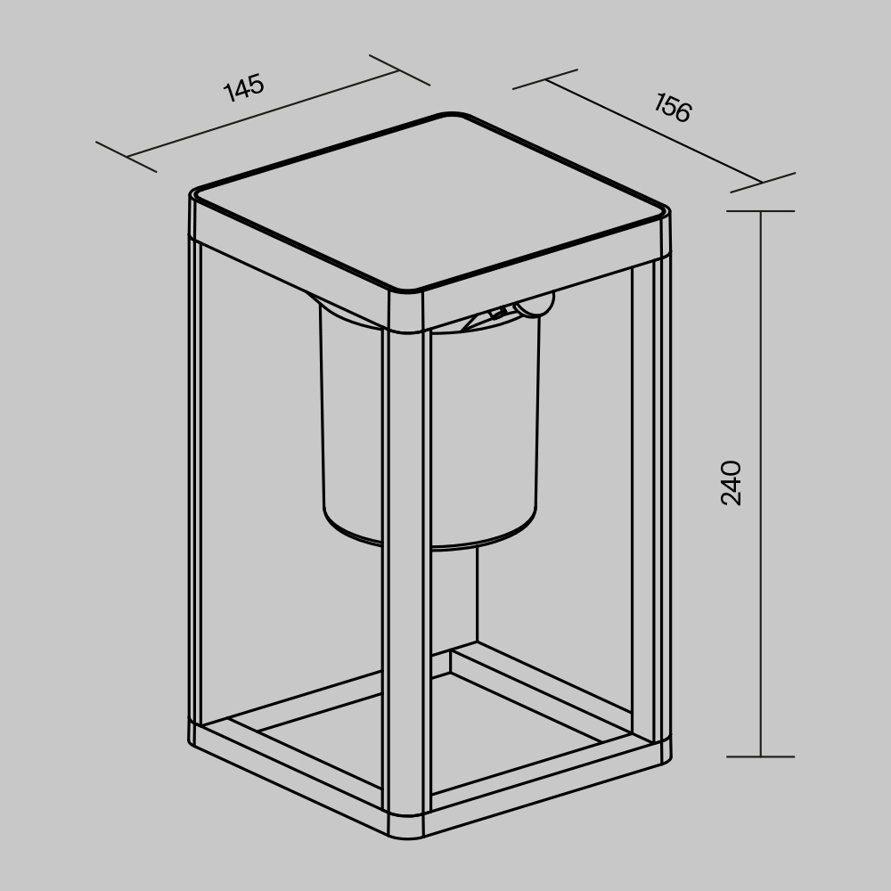 Настенный светильник (бра) Outdoor OSL457WL-L2GF3K