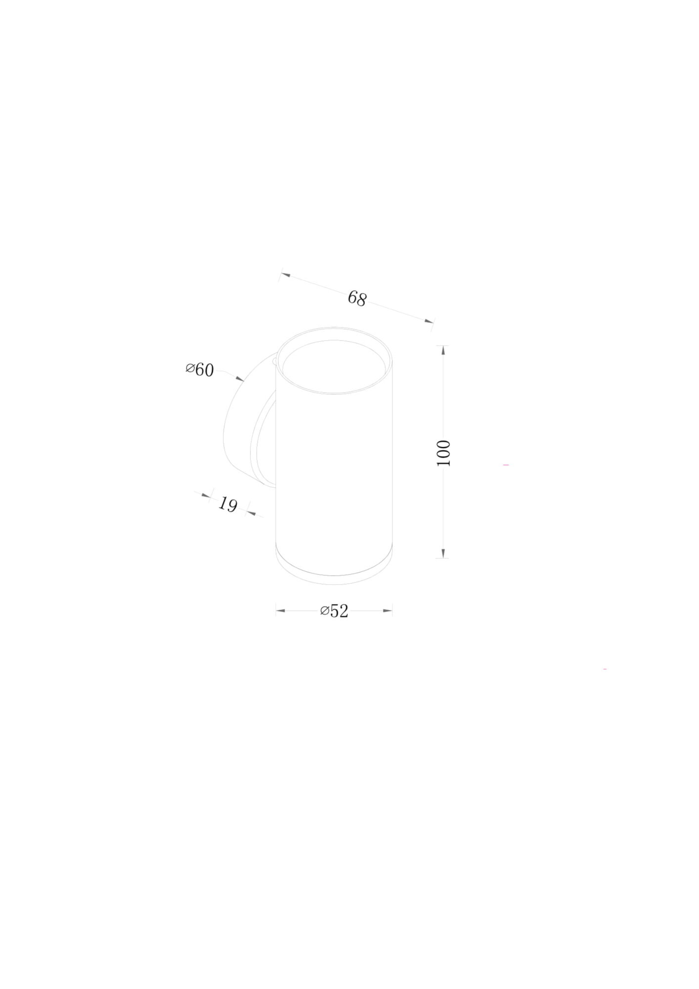 Настенный светильник (бра) Technical C068WL-01W