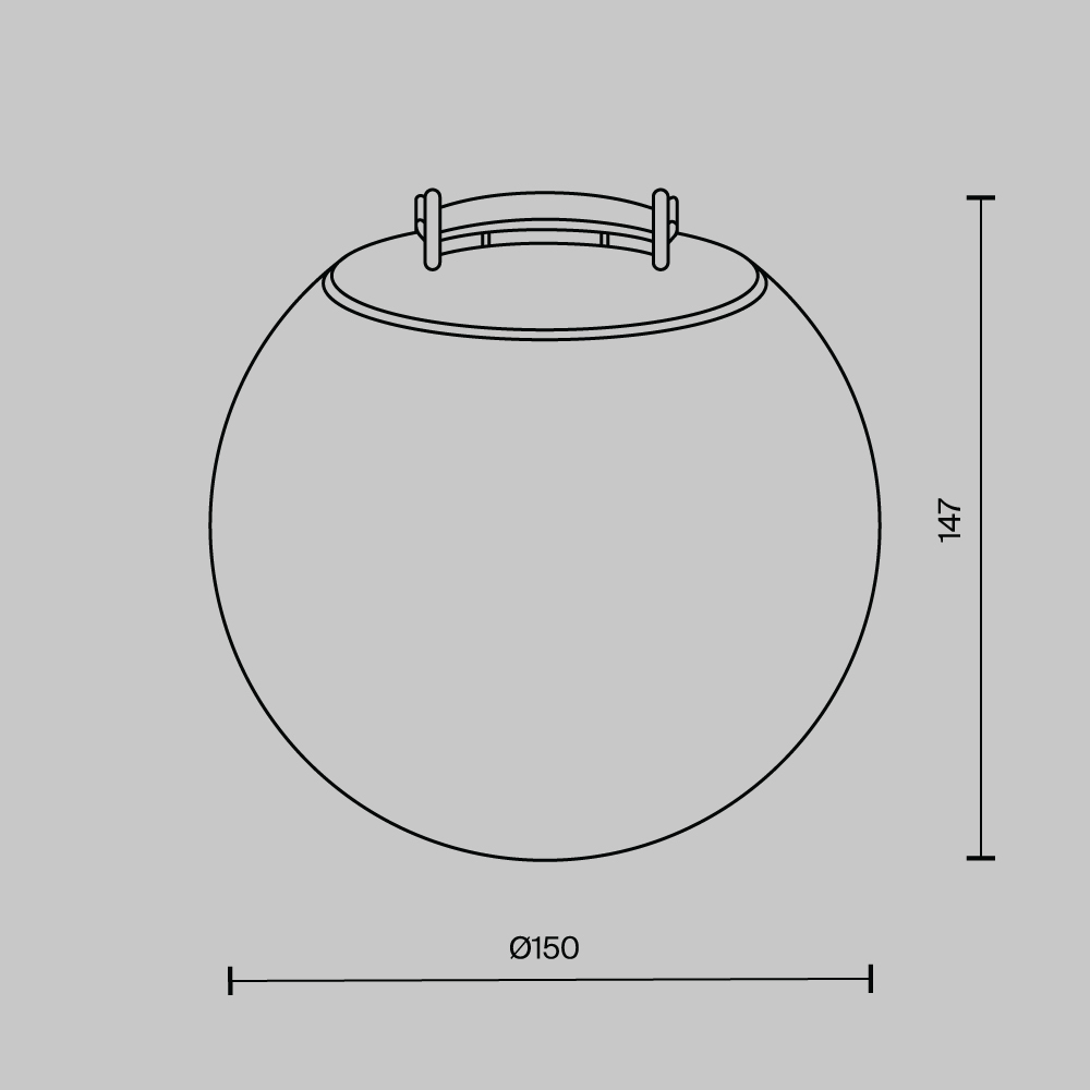 Подвесной светильник Technical TR125B-10W3K-B