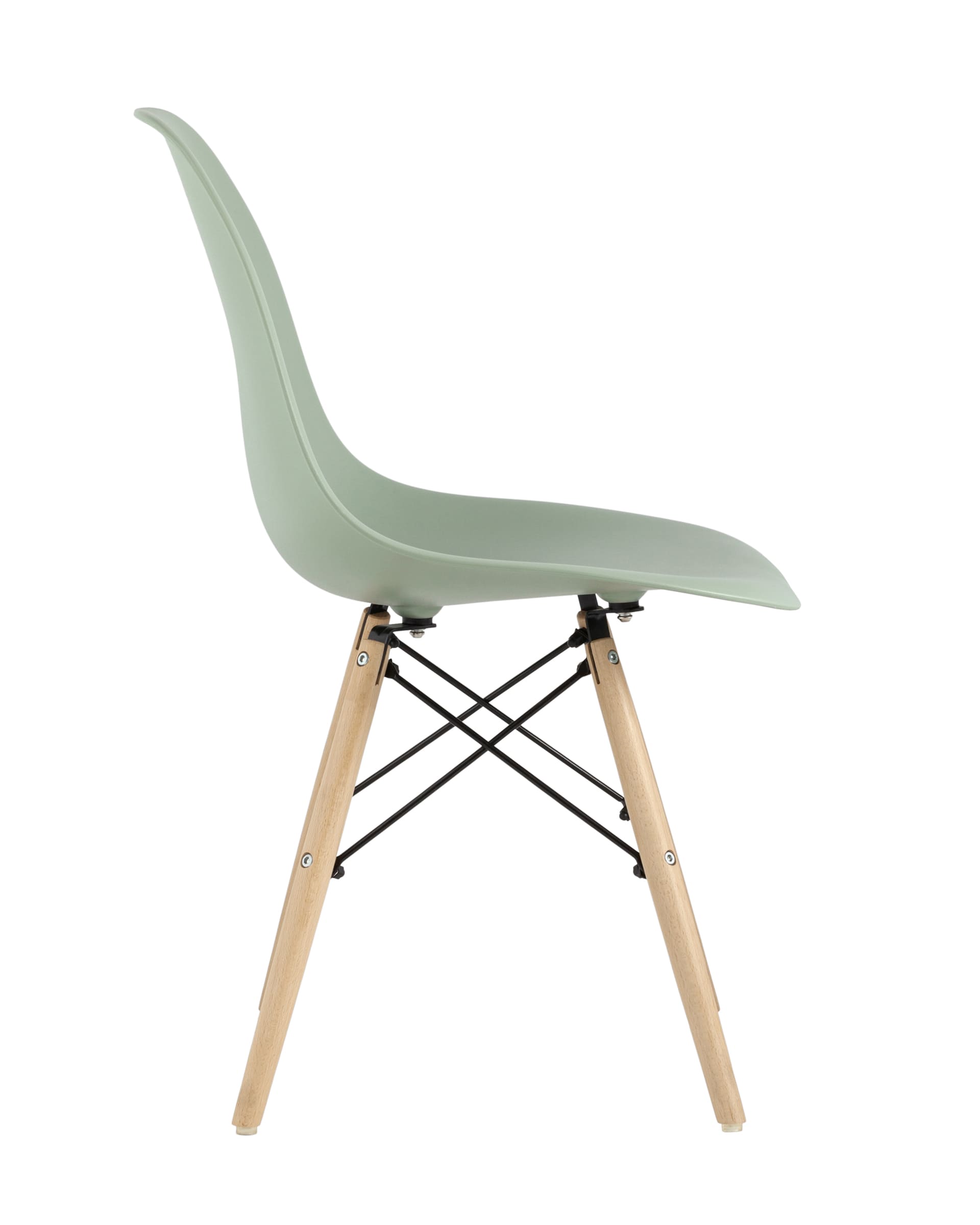 Стул Eames Style DSW серо-зеленый