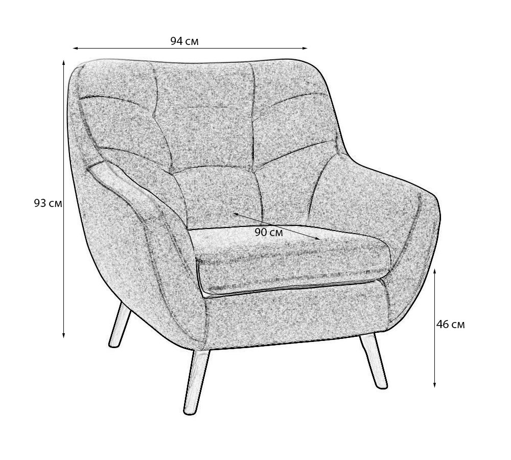 Кресло Сканди-1 Грей