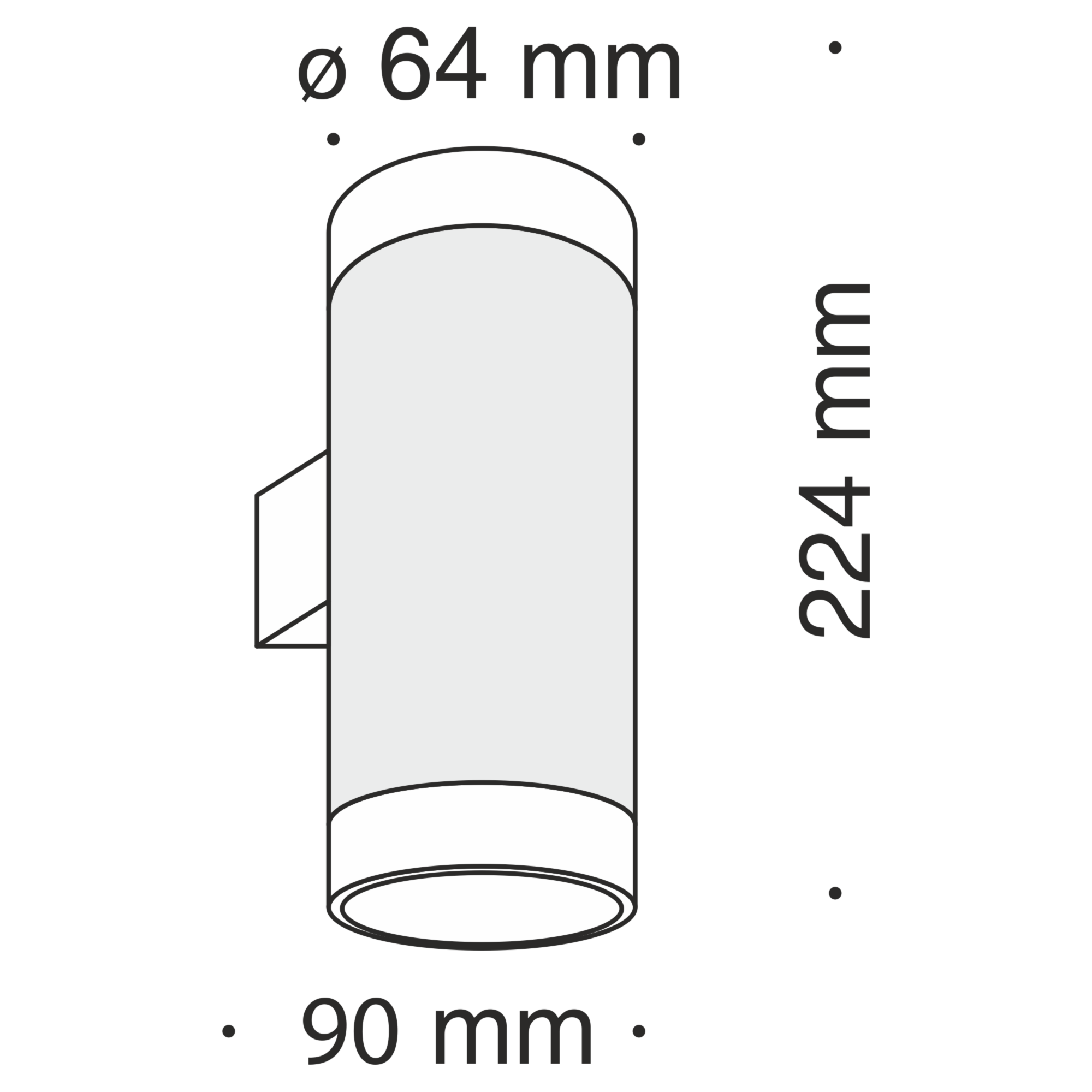 Настенный светильник (бра) Technical C027WL-L10W