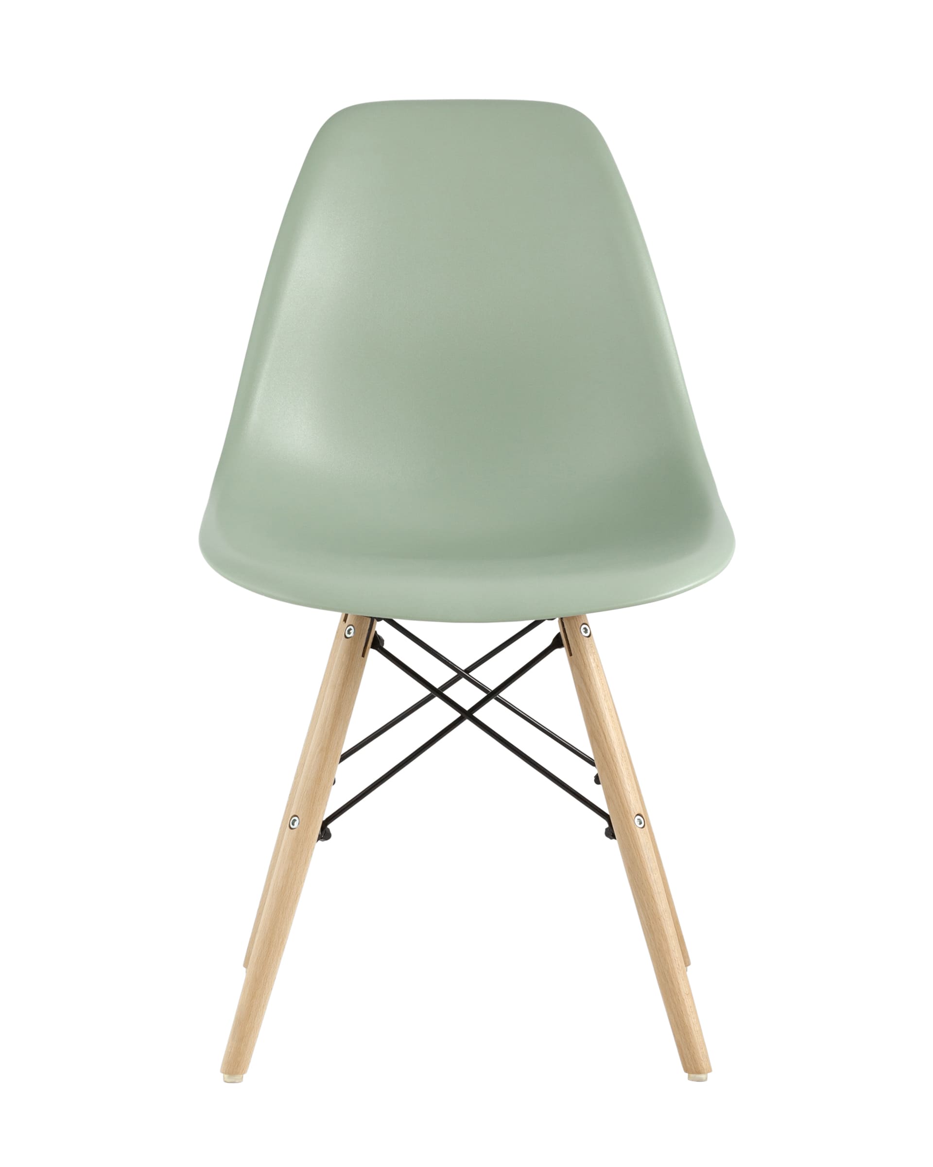 Стул Eames Style DSW серо-зеленый