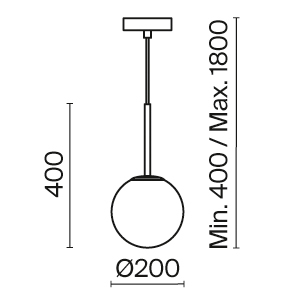 Подвесной светильник Maytoni MOD321PL-01B1