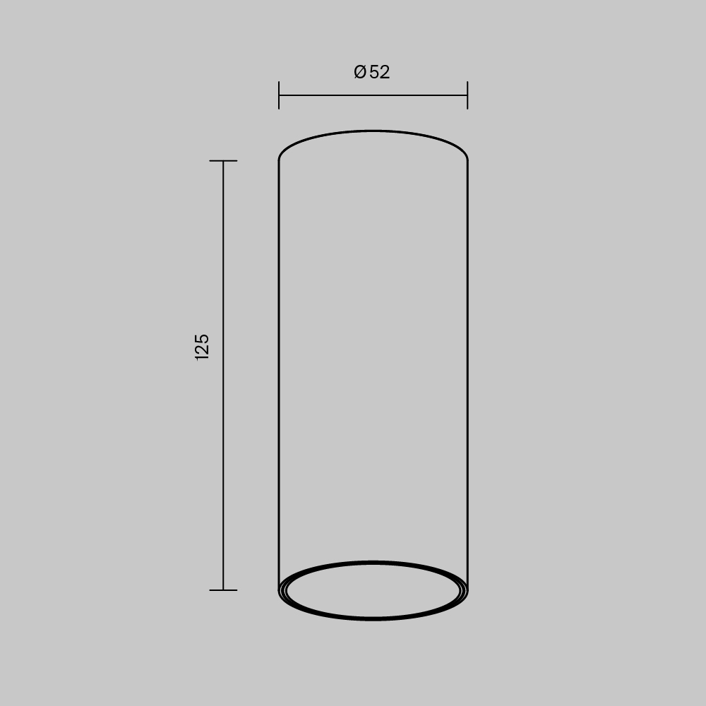 Потолочный светильник Technical C056CL-L12W4K-W-W