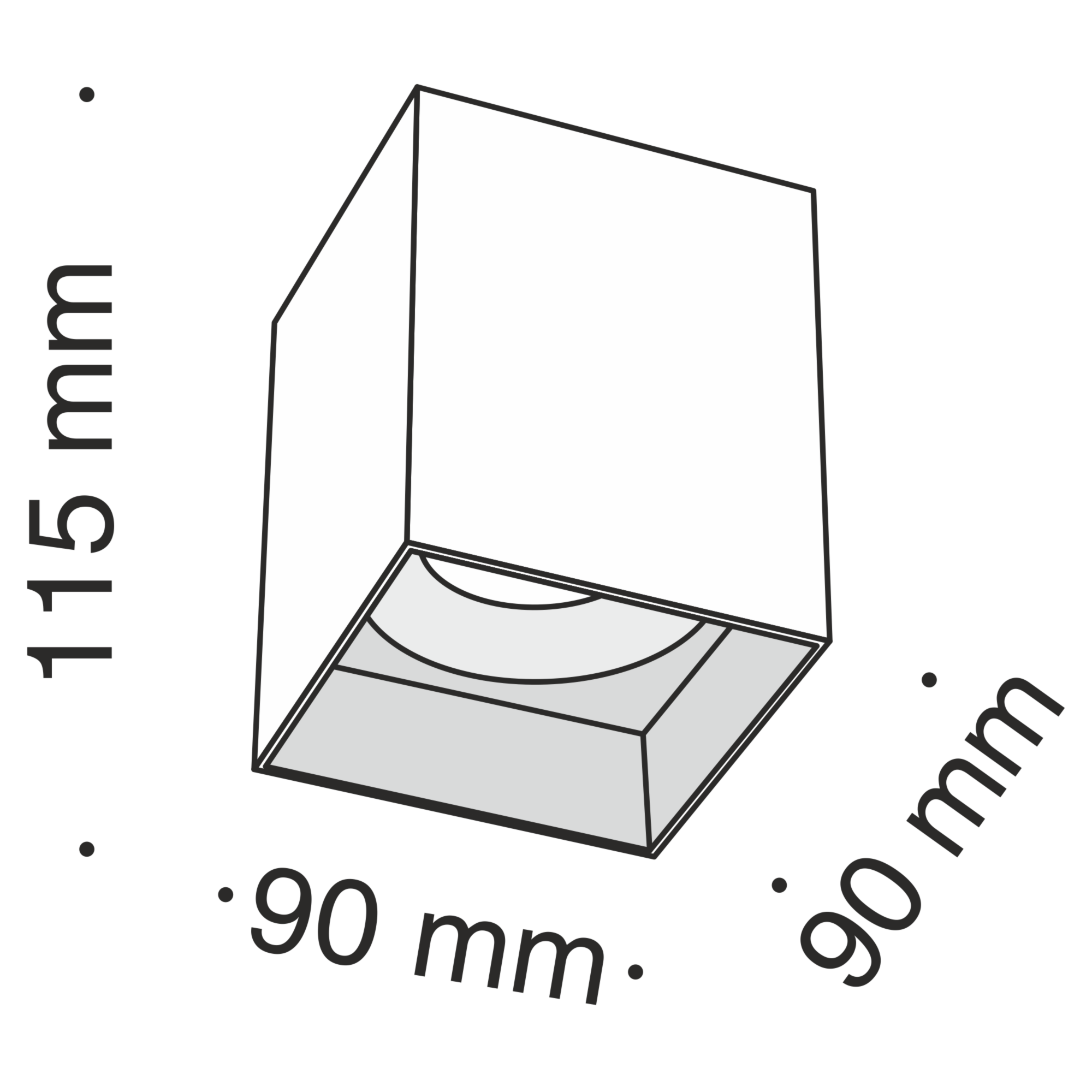 Потолочный светильник Technical C015CL-01B