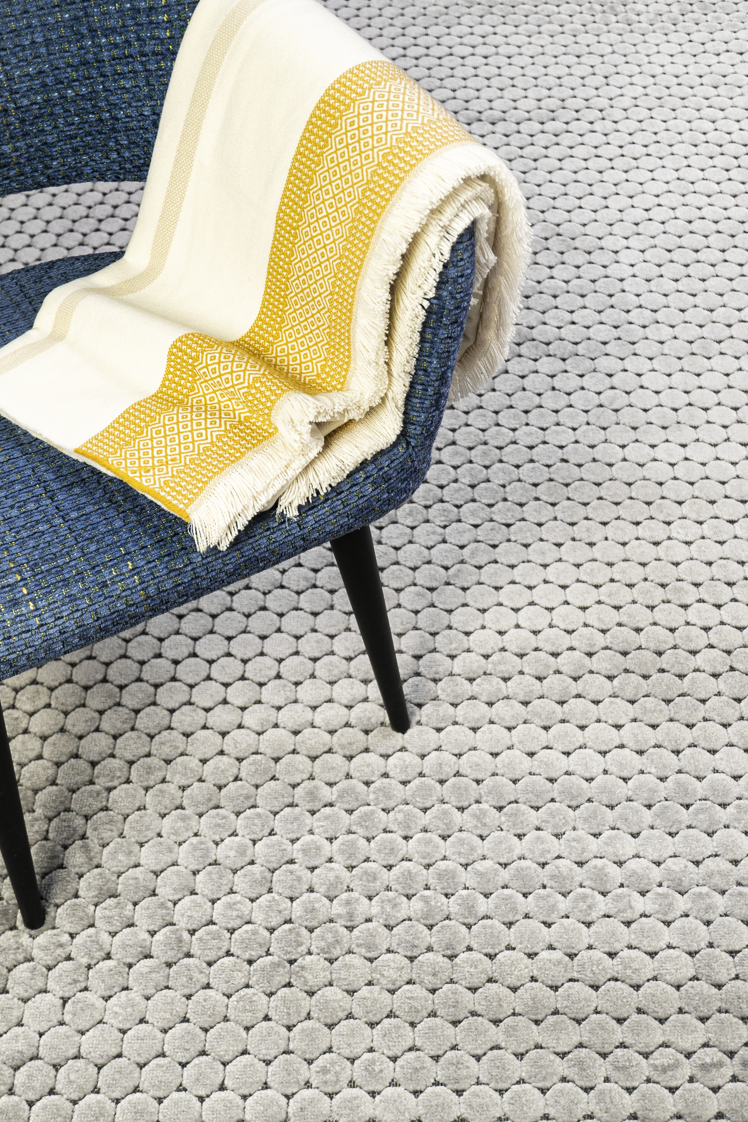 Турецкий ковер PEBBLES GREY/GREY 80x75