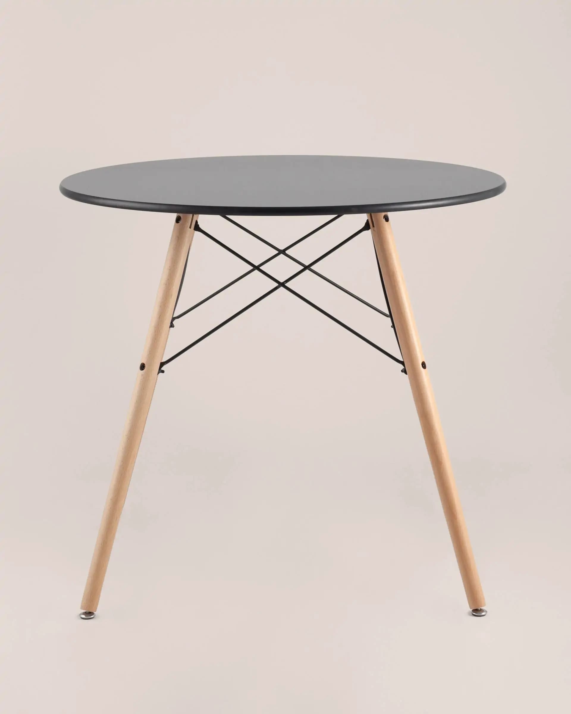 Стол Eames DSW D80 черный