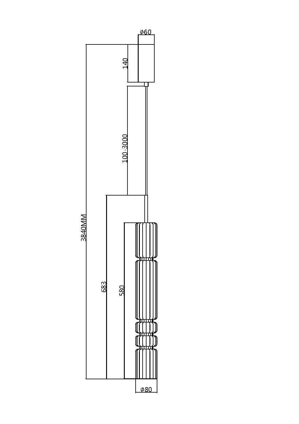 Подвесной светильник Maytoni MOD272PL-L12CH3K