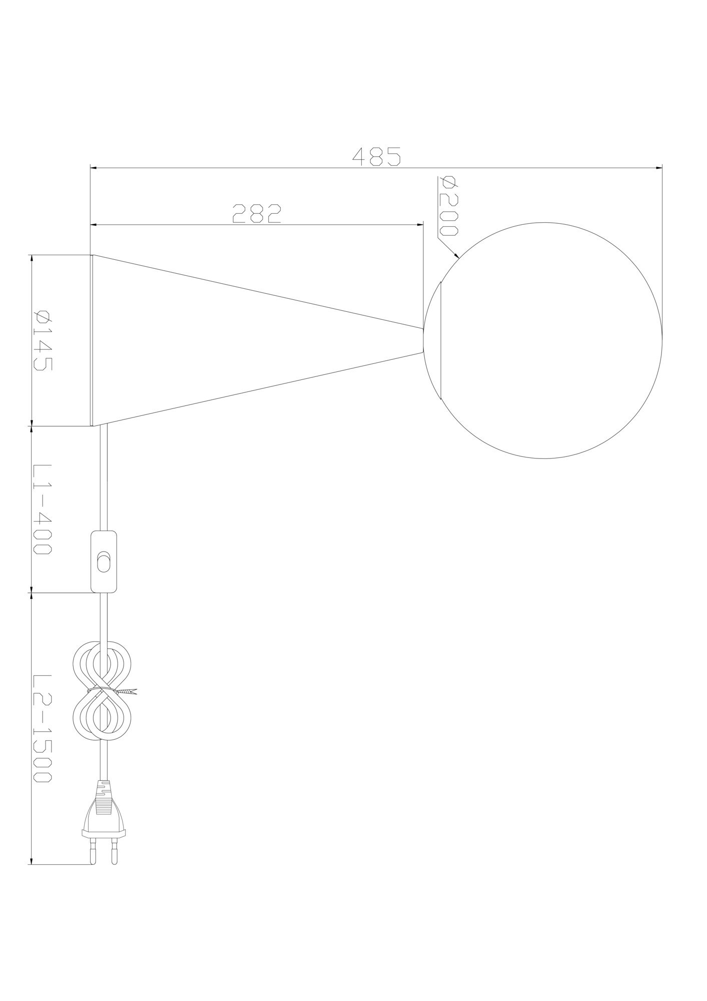 Настольный светильник Freya FR5289TL-01BS