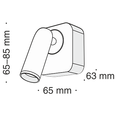 фотография Настенный светильник (бра) Technical C039WL-L3B3K