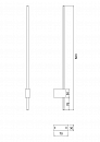 Настенный светильник (бра) Technical C070WL-L6GB3K