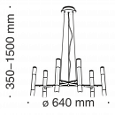 Подвесной светильник Maytoni MOD031PL-12B