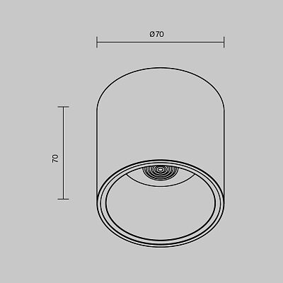 фотография Потолочный светильник Technical C064CL-L12W4K