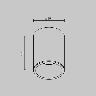 фото Потолочный светильник Technical C029CL-01B