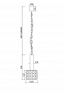 Подвесной светильник Maytoni MOD027PL-01BS