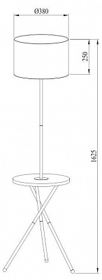 фотография Торшер Arte Lamp Combo A2070PN-1BK