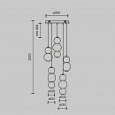 Подвесной светильник Maytoni MOD273PL-L80CH3K