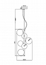 Подвесной светильник Maytoni MOD545PL-06BS