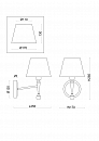 Настенный светильник (бра) Freya FR5190WL-01BS