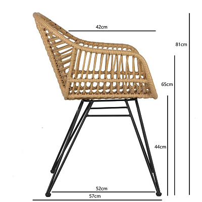 фото Стул vetle bent, ротанг