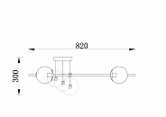 Подвесной светильник Freya FR5205PL-08BS