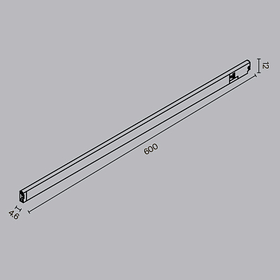 фото Трековый светильник Technical TR190-1-10W4K-B