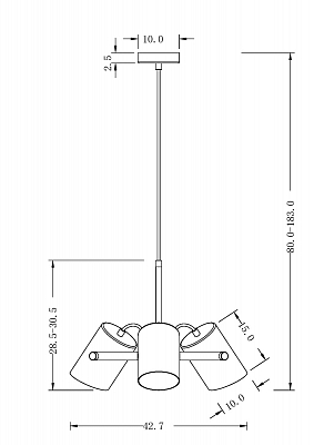 фото Подвесной светильник Freya FR4004PL-03BBS