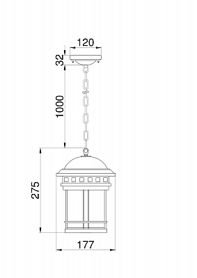 фото Подвесной светильник Outdoor O031PL-01BR