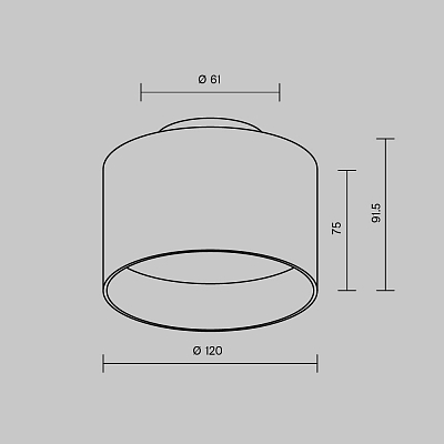 изображение Потолочный светильник Technical C009CW-L16B