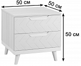 Тумба прикроватная Сканди Грей