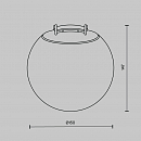 Подвесной светильник Technical TR125B-10W3K-B