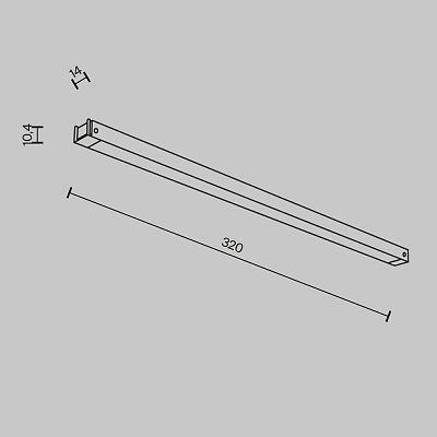 изображение Трековый светильник Technical TR173-1-8WTW-B