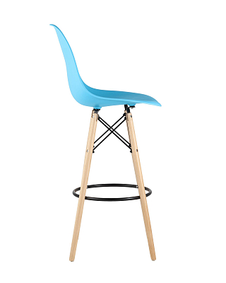 фото Стул Eames DSW барный бирюзовый