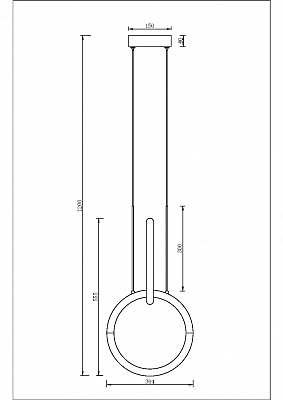 фото Подвесной светильник Maytoni MOD165PL-L18G3K