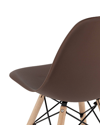 изображение Стул Eames Style DSW коричневый