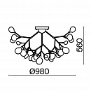 Потолочный светильник Freya FR5049CL-36G