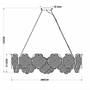 Подвесная люстра Arte Lamp Mallika A4077SP-10GO