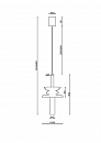 Подвесной светильник Maytoni MOD255PL-01B4