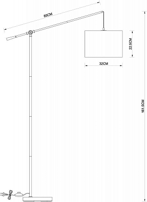 фото Торшер Arte Lamp Dylan A4054PN-1PB