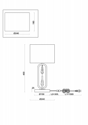 фотография Настольный светильник Freya FR1007TL-01BS