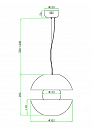 Подвесной светильник Maytoni MOD322PL-L6G3K