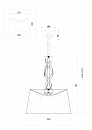 Подвесной светильник Freya FR2001PL-03G