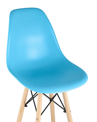 фото Стул Eames DSW барный бирюзовый