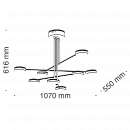 Подвесной светильник Maytoni MOD070PL-L48B3K