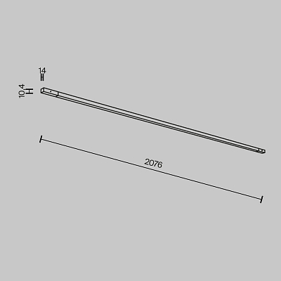 фото Трековый светильник Technical TR180-1-24WTW-B