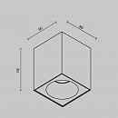 Потолочный светильник Technical C030CL-01B