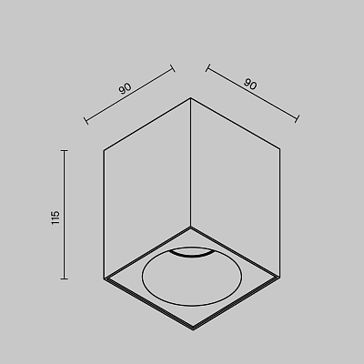 изображение Потолочный светильник Technical C030CL-01B