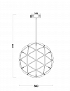 Подвесной светильник Freya FR5099PL-L52CH